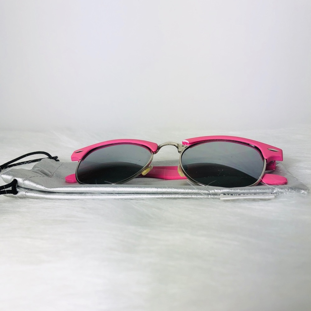Steve Madden Hot Pink Summer UV Sunglasses - Picture 3 of 7